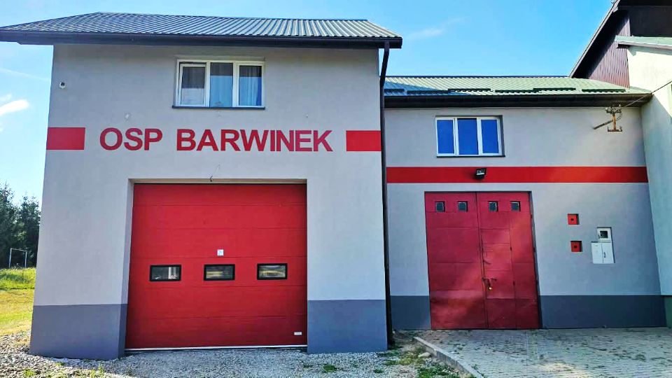 Nowe oblicze remizy w Barwinku. Zakończono termomodernizację budynku OSP