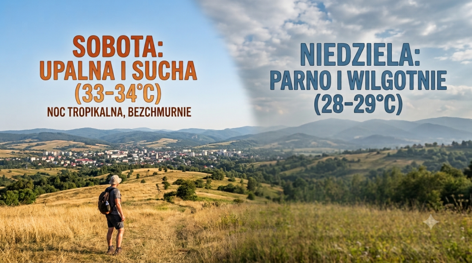 Tylko niedziela bez upałów. W sobotę po południu na termometrach 34°C.