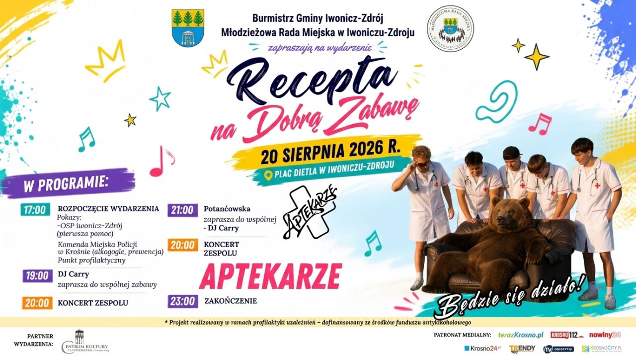 Muzyczna recepta na udany wieczór. Iwonicz-Zdrój zaprasza na Plac Dietla