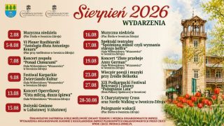 Sierpniowe oblicze kultury. Iwonicz-Zdrój zaprasza na zwieńczenie wakacji