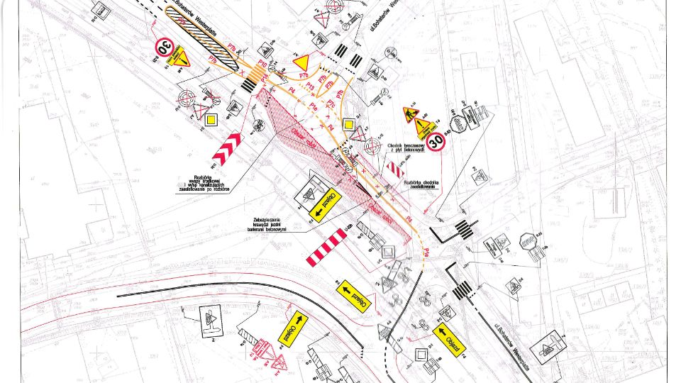 Utrudnienia na ulicy Bohaterów Westerplatte od 13 sierpnia w związku z modernizacją linii kolejowej