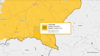 IMGW ostrzega przed gęstą mgłą w Krośnie i powiecie. Widzialność mocno spadnie