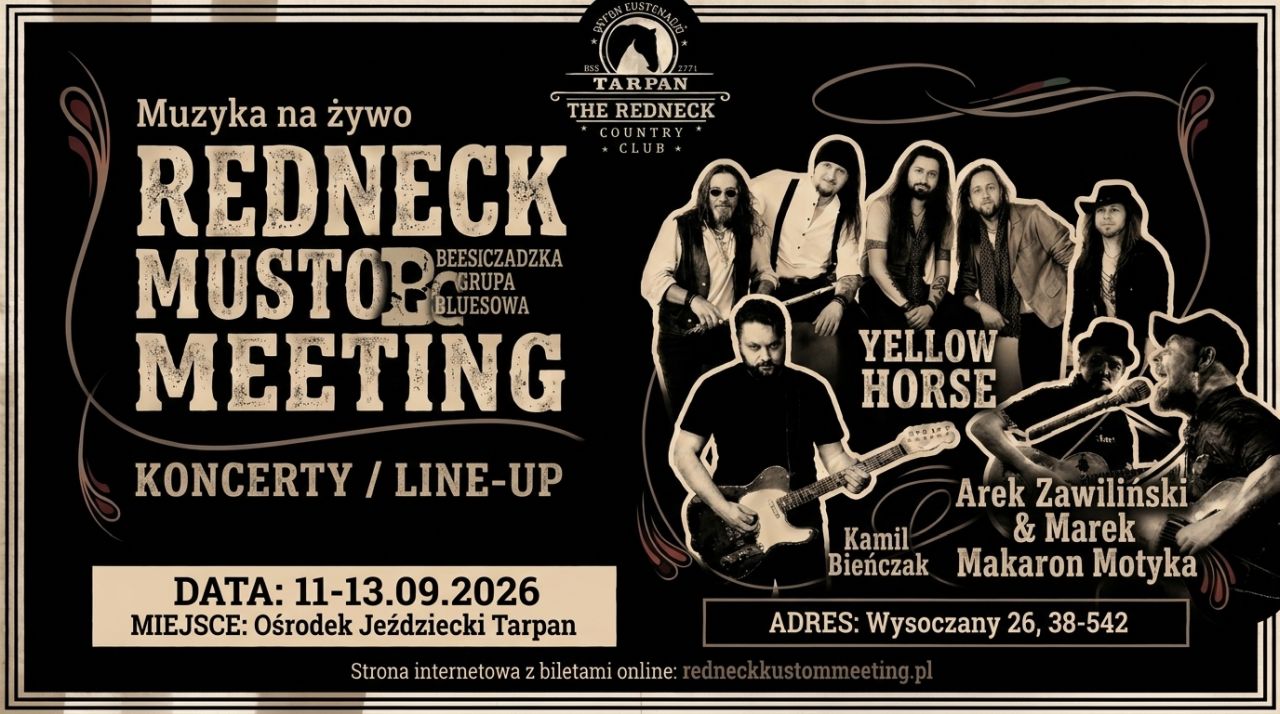 Ryk silników i dźwięki gitary w Bieszczadach: Nadchodzi Redneck Kustom Meeting