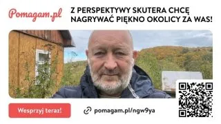 Z obiektywu skutera wprost w cyfrowy świat. Mieszkaniec Poraja walczy z chorobą i zbiera na pojazd do nowego projektu