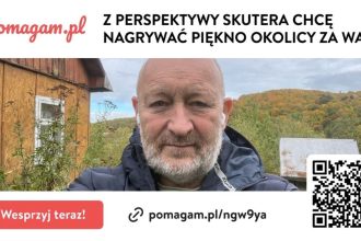 Z obiektywu skutera wprost w cyfrowy świat. Mieszkaniec Poraja walczy z chorobą i zbiera na pojazd do nowego projektu