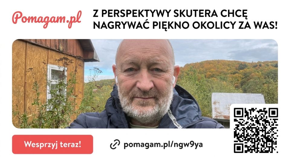 Z obiektywu skutera wprost w cyfrowy świat. Mieszkaniec Poraja walczy z chorobą i zbiera na pojazd do nowego projektu
