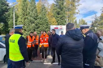 Rozmowy o nowym przejściu i chodniku przy obwodnicy Iwonicza. Za nami wizja lokalna przy DK28
