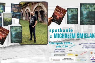 Michał Śmielak spotka się z czytelnikami w Krośnieńskiej Bibliotece Publicznej