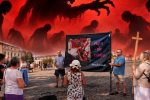 Protest przeciwko organizacji Spaceru Zombie na krośnieńskim Rynku. Fundacja Życie i Rodzina wystosowała oświadczenie