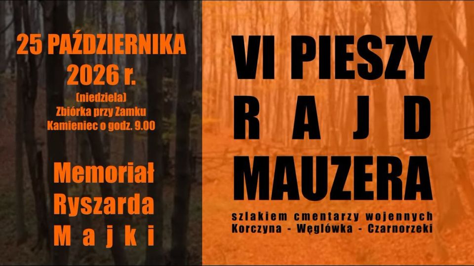 Pamięć wpisana w malowniczy szlak. Nadchodzi VI Pieszy Rajd Mauzera
