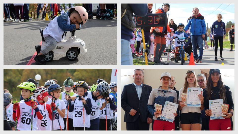 Słoneczne zmagania na nartorolkach w Piotrówce. Sportowe święto zgromadziło 150 zawodników