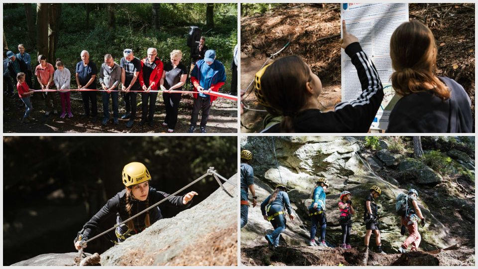 Nowe trasy Via Ferrata w Korczynie otwarte. Polsko-słowackie święto wspinaczki