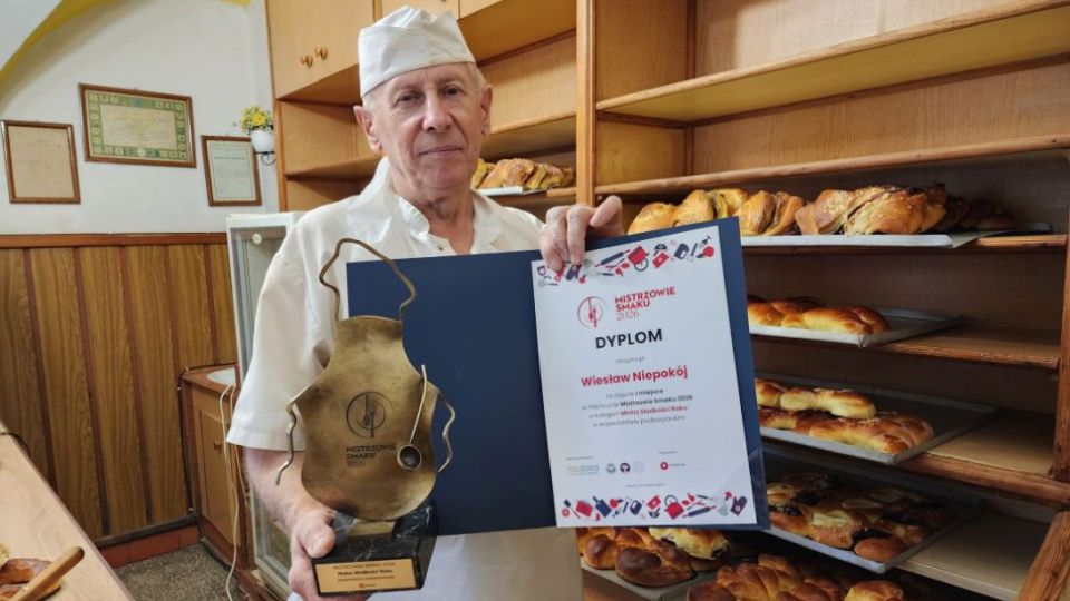 Wiesław Niepokój z dukielskiej cukierni „Jagodzianka” zdobył tytuł Mistrza Słodkości Roku w województwie podkarpackim