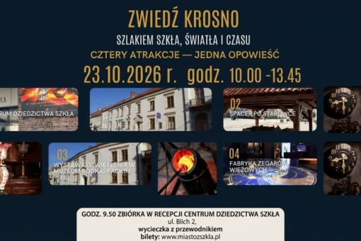 Krosno szlakiem szkła, światła i czasu – niezwykła podróż przez dziedzictwo miasta